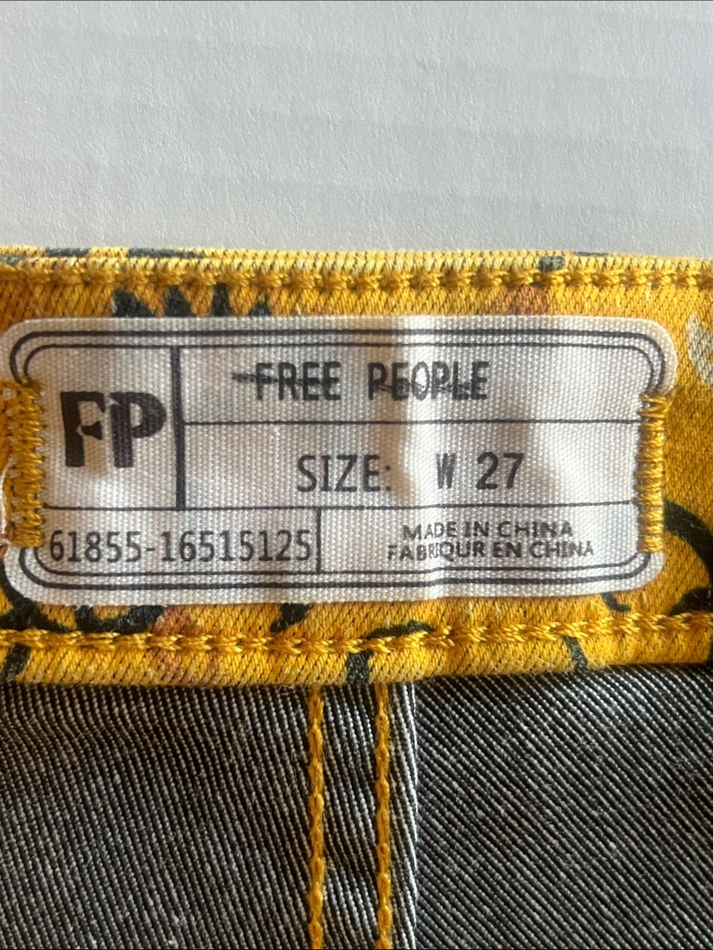 🆕 Free People Flare Floral Paisley Printed Float On Jeans Sz 27 70s Vintage
Boho - Picture 14 of 17